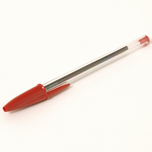 Lápiz Pasta Bic Cristal Medium Rojo <font color="red"; size= "2"><sup> (Disponible Solo en Punta Arenas)<sup></font>