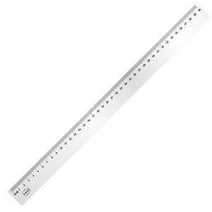 Regla Plástica Biselada Hand 40cm<font color="red"; size= "2"><sup> (SA)<sup></font>