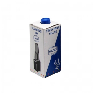 Tinta Tampón Hand Azul 24cc <font color="red"; size= "2"><sup> (Disponible Solo en Punta Arenas)<sup></font>