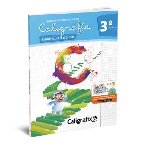 Cuaderno Caligrafía Cuadrícula Caligrafix 3º Básico