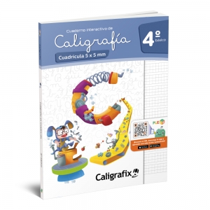 Cuaderno Caligrafía Cuadrícula Caligrafix 4º Básico