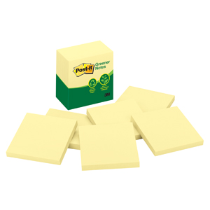 Nota Adhesiva 3M Post-It 5416 Greener (76x76mm) Amarillo 6un 75hj <font color="red"; size= "2"><sup> (SA)<sup></font>