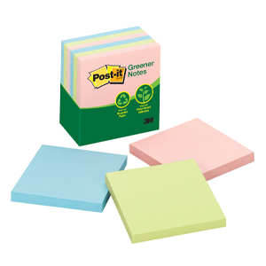 Nota Adhesiva 3M Post-It 5416 (76x76mm) Pastel 6un 75hj