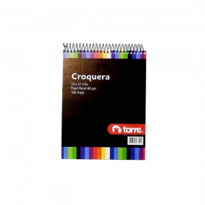 Croquera Torre Imagia Carta 21.6 x 27.9 cm 100 hjs
