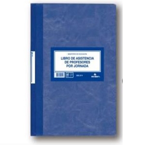 Libro Asistencia Rhein para Profesores por Jornada