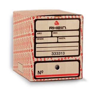 Caja Archivo Rhein Cuatro Archivadores<font color="red"; size= "2"><sup> (SA)<sup></font>