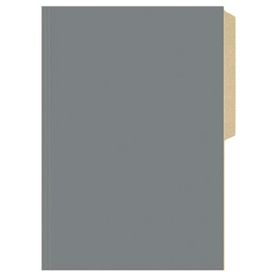 Carpeta Cartulina Buho Oficio Gris