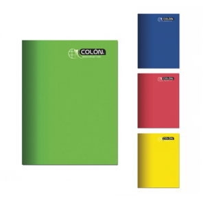 Cuaderno Doblez Colon Liso 5mm 100hj <font color="red"; size= "2"><sup> (Disponible desde I - IX Región )<sup></font><font color="red"; size= "2"><sup> (SA)<sup></font>