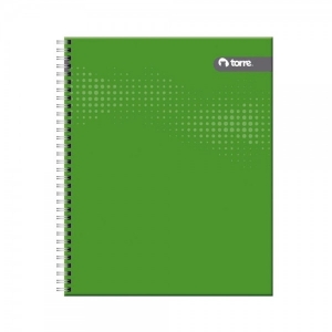Cuaderno Universitario Torre Clasico Liso Caligrafia Horizontal 100hjs