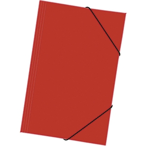 Carpeta Buho con Elástico Roja