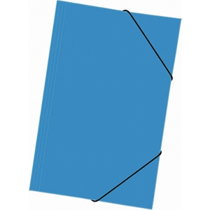 Carpeta Buho con Elástico Azul Claro