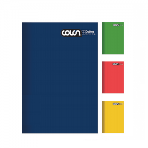 Cuaderno Doblez Colon Liso 7mm 40hj<font color="red"; size= "2"><sup> (SA)<sup></font>