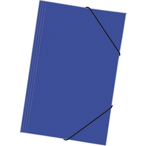 Carpeta Buho con Elástico Azul Oscuro