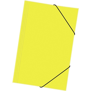 Carpeta Buho con Elástico Amarilla