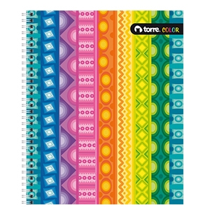 Cuaderno Universitario Torre Clasico Color 7mm 100Hj