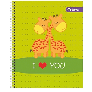 Cuaderno Universidad  Torre Clasico Mujer 7mm 100Hj <font color="red"; size= "2"><sup> (SA)<sup></font>