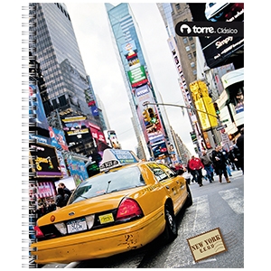 Cuaderno Universitario Torre Clásico Ciudad 7mm 100Hj