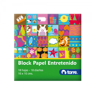 Block Torre Papel Entretenido 18hj