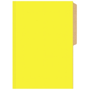 Carpeta Cartulina Buho Oficio Amarillo <font color="red"; size= "2"><sup> (SA)<sup></font>
