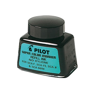 Tinta para Marcador Permanente Pilot Negra 30cc<font color="red"; size= "2"><sup> (SA)<sup></font>