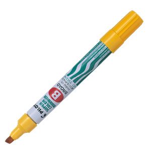 Marcador Permanente Pilot Punta Biselada Amarillo