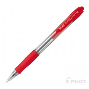 Lapiz Pasta Pilot Super Grip 1.0 Rojo
