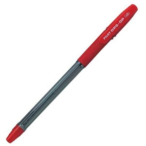 Lápiz Pasta Pilot Bps Grip 1.6 Rojo<font color="red"; size= "2"><sup> (SA)<sup></font>