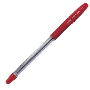 Lápiz Pasta Pilot Bps Grip 0.7 Rojo<font color="red"; size= "2"><sup> (SA)<sup></font>