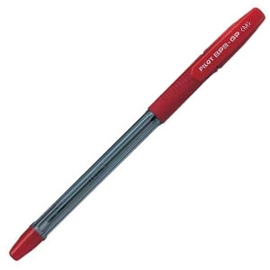 Lápiz Pasta Pilot Bps Grip 1.0 Rojo<font color="red"; size= "2"><sup> (SA)<sup></font>
