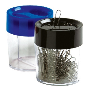 Porta Clip Adix Magnético Redondo 2 Cavidades Colores
