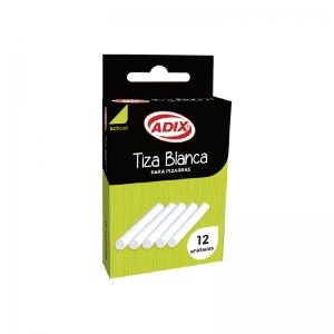 Tiza Blanca Adix Nacional 12un