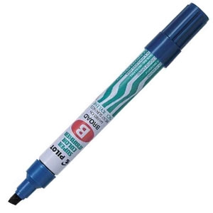 Marcador Permanente Pilot Punta Biselada 5.0 Azul
