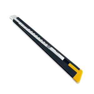 Cuchillo Olfa 180-Black Retractil Mediano