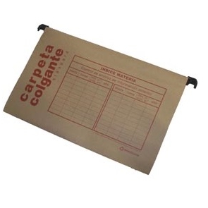 Carpeta Colgante Kraft Riel Plástico<font color="red"; size= "2"><sup> (Solo en Punta Arenas)<sup></font>