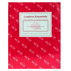 Cuaderno Empastado Rem Composición 100hjs <font color="red"; size= "2"><sup> (SA)<sup></font>