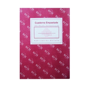 Cuaderno Empastado Rem Composición 200hj  <font color="red"; size= "2"><sup> (SA)<sup></font>