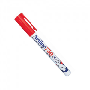 Marcador para ropa Artline 750 Rojo<font color="red"; size= "2"><sup> (SA)<sup></font>