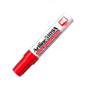 Marcador de Pizarra Jumbo Artline 5109A Punta Biselada Rojo <font color="red"; size= "2"><sup> (SA)<sup></font>