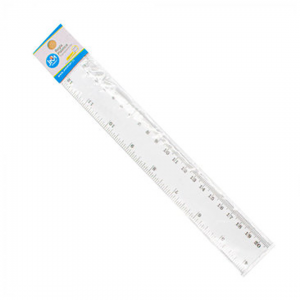 Regla Acrílica 30cm <font color="red"; size= "2"><sup> (SA)<sup></font>