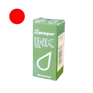 Tinta Xstamper Microporoso 10ml Rojo<font color="red"; size= "2"><sup> (SA)<sup></font>