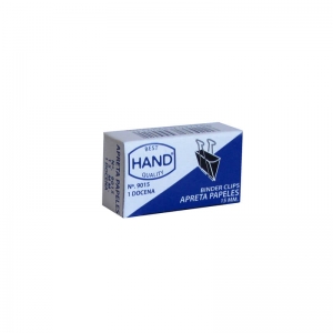 Apretador Negro Hand 15mm 12 Unidades