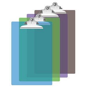 Anotador Acrílico con Apretador Oficio Colores <font color="red"; size= "2"><sup> (SA)<sup></font>