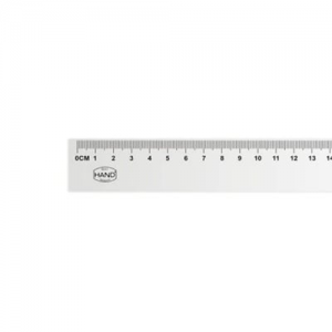 Regla Hand Acrilica Biselada 60cm <font color="red"; size= "2"><sup> (SA)<sup></font>