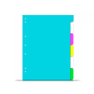 Separador Bangrafica Carta Duplex 6 Div