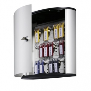 Portallaves Durable Capacidad 18 llaves incluye 6 llaveros e índice interior cerradura con llave <font color="red"; size= "2"><sup> (Disponible solo en Punta Arenas)<sup></font>