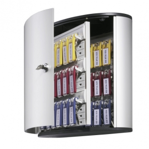 Portallaves Durable Capacidad 36 llaves incluye 6 llaveros e índice interior cerradura con Llave