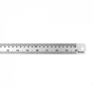Regla Hand Metalica 50cm Acero Inoxidable<font color="red"; size= "2"><sup> (SA)<sup></font>