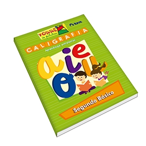Cuaderno Caligrafía Torre Palabras 2° Básico <font color="red"; size= "2"><sup> (SA)<sup></font>