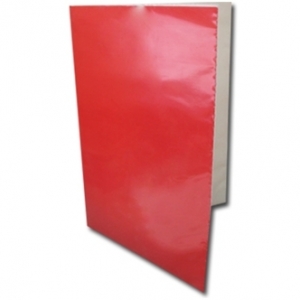 Carpeta Plastificada con Acco Rojo <font color="red"; size= "2"><sup> (Disponible Solo en Punta Arenas)<sup></font>