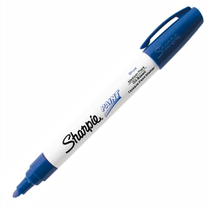 Marcador Oleo Metal Sharpie Azul